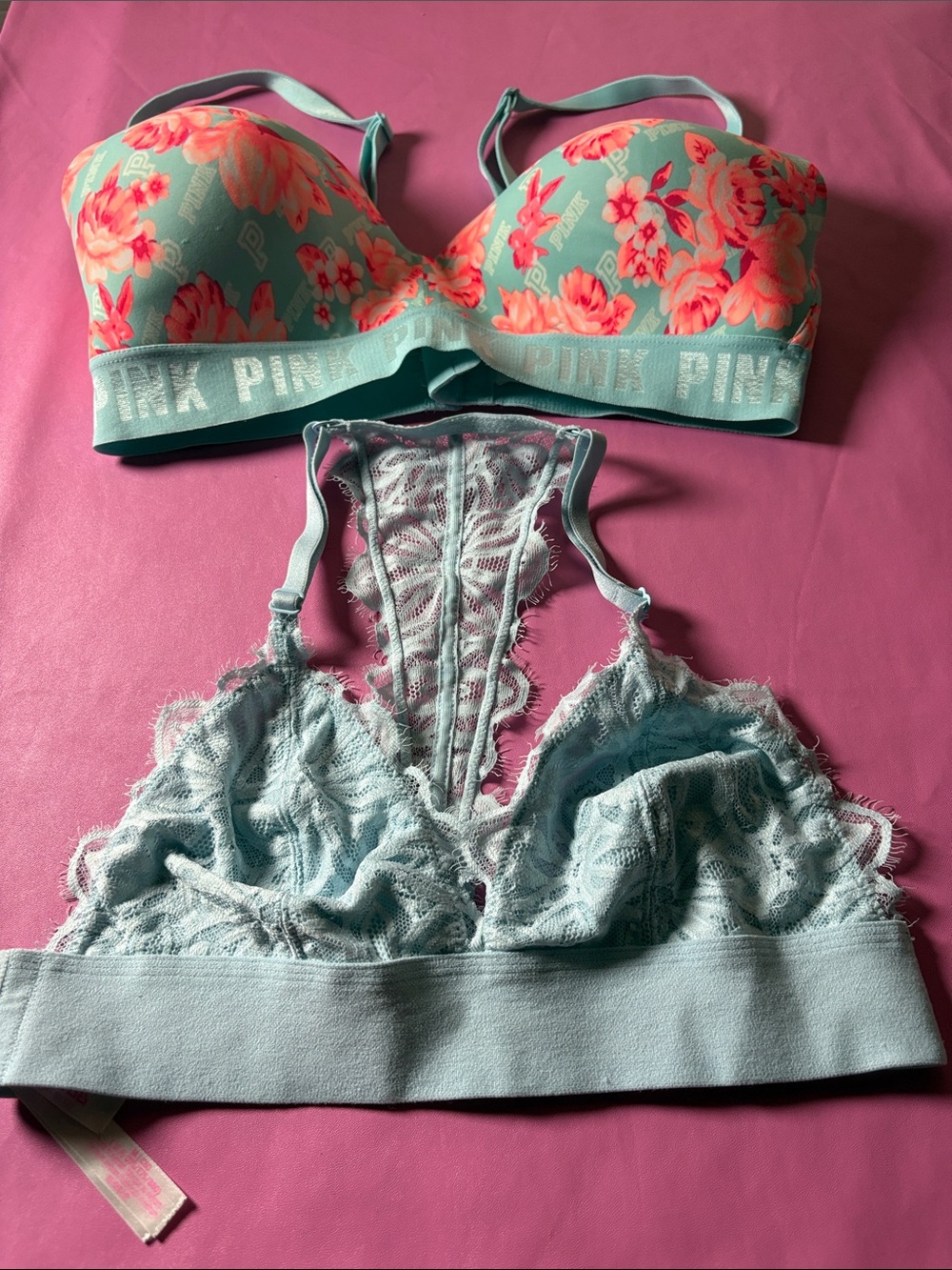 Pink Victoria’s Secret Bralette